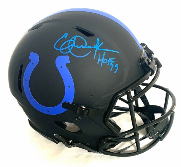 Eric Dickerson Autographed Signed HOF 99 Colts Fs Eclipse Authentic Helmet Beckett