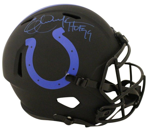 Eric Dickerson Autographed Signed Indianapolis Colts F/S Eclipse Helmet HOF Beckett
