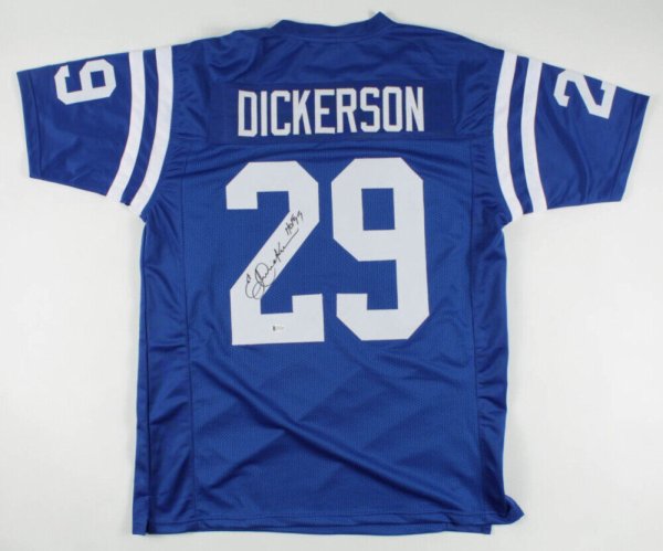 Eric Dickerson Autographed Signed Indianapolis Colts Jersey Inscribed HOF 99(Beckett COA)