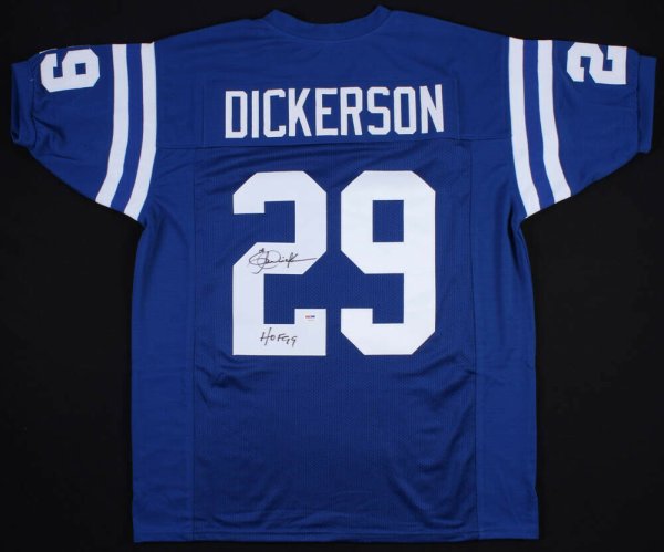 Eric Dickerson Autographed Signed Indianapolis Colts Jersey Inscribed HOF 99 (PSA COA)