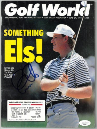 Ernie Els Autographed Signed Golf World Full Magazine June 24, 1994- JSA #EE63307 (US Open Champ)