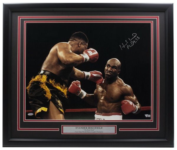 MIKE TYSON EVANDER HOLYFIELD #1 REPRINT AUTOGRAPHED 8X10 SIGNED PHOTO BOXING RP 