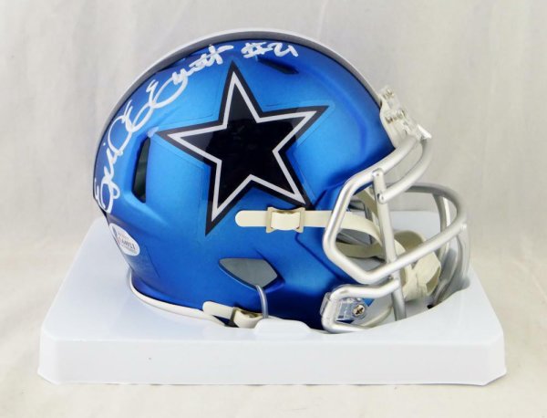 Ezekiel Elliott Dallas Cowboys Autographed White Nike Color Rush