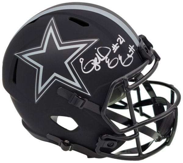 Lids Ezekiel Elliott Dallas Cowboys Fanatics Authentic Autographed Riddell  Flat White Alternate Speed Mini Helmet