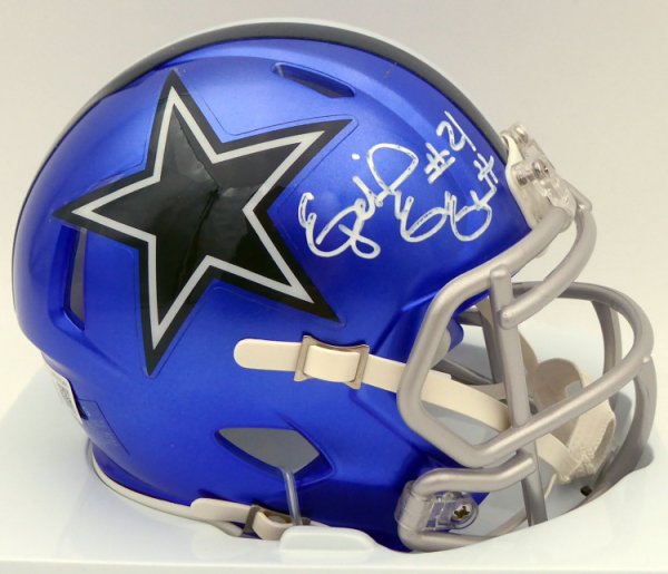 Lids Ezekiel Elliott Dallas Cowboys Fanatics Authentic Autographed Riddell  AMP Alternate Speed Mini Helmet