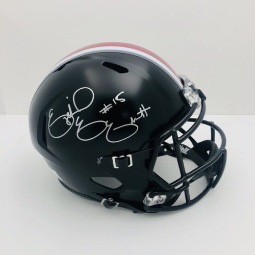 : Ezekiel Elliott Autographed Dallas Cowboys AMP Speed Mini Helmet-  Beckett Auth : Collectibles & Fine Art