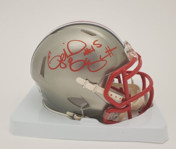 : Ezekiel Elliott Autographed Dallas Cowboys AMP Speed Mini Helmet-  Beckett Auth : Collectibles & Fine Art