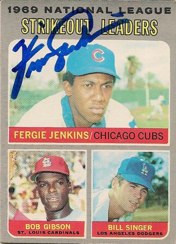 Fergie Jenkins Signed Chicago Cubs Jersey Inscribed HOF 91 & 3,192 –