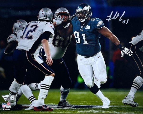 FLETCHER COX PHILADELPHIA EAGLES NIKE AUTHENTIC ON FIELD SIGNED JERSEY -  Bucks County Baseball Co.