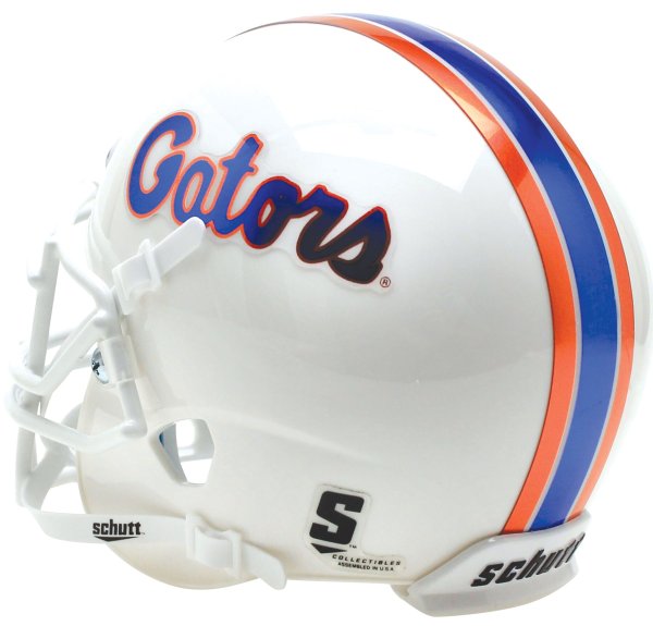 Florida Gators Authentic College Xp Football Helmet Schutt White