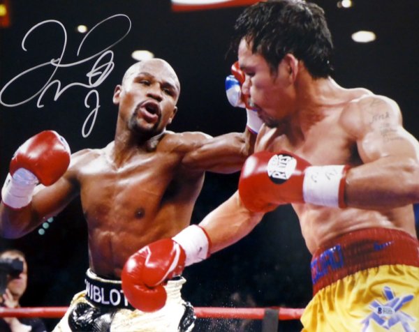 AUTOGRAPHED SIGNED FRAMED 16X20 PHOTO BECKETT 125706 FLOYD MAYWEATHER JR 