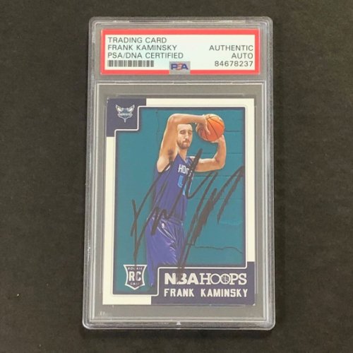 Frank Kaminsky Autographed Signed 2015-16 Hoops #281 Card PSA Slabbed Rc Rookie