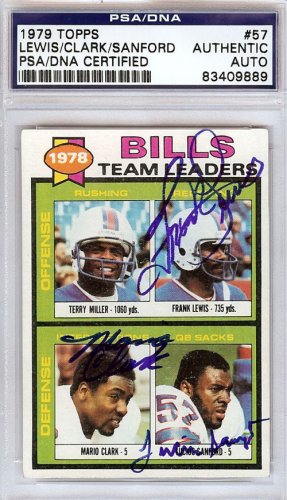 Buffalo Bills Signed Trading Cards, Collectible Bills Trading Cards