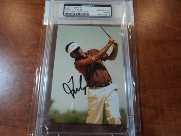 Fred Couples Golf Memorabilia & Signed Golf Collectibles