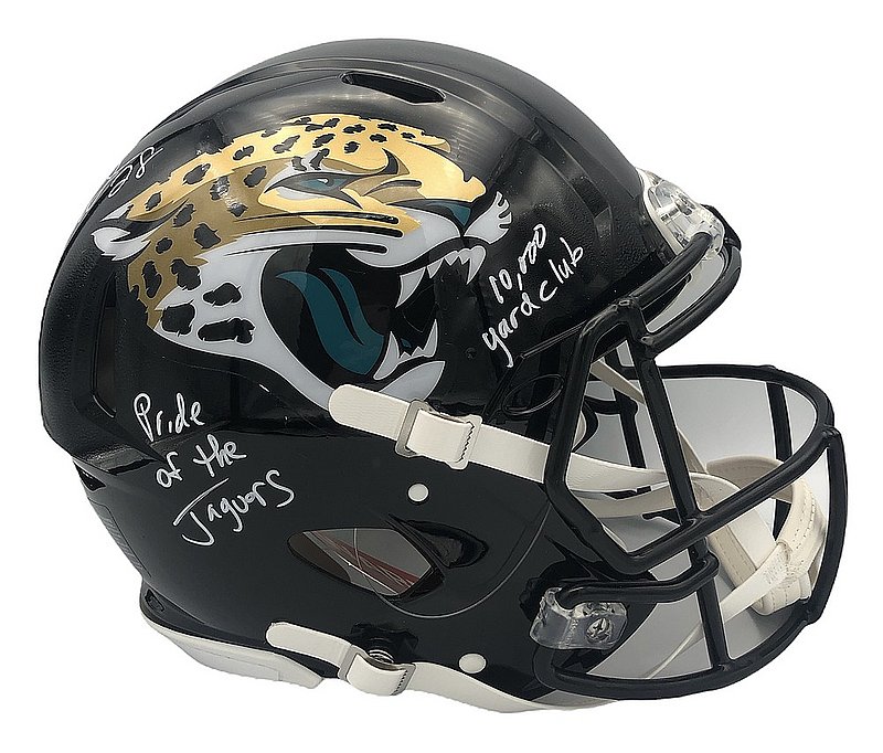 Fred Taylor Jacksonville Jaguars Autographed Riddell Throwback