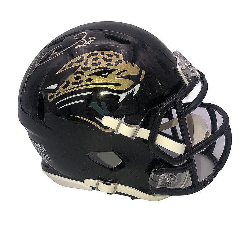 Fred Taylor Autographed Signed Jacksonville Jaguars Riddell Speed Mini Helmet - JSA Authentic