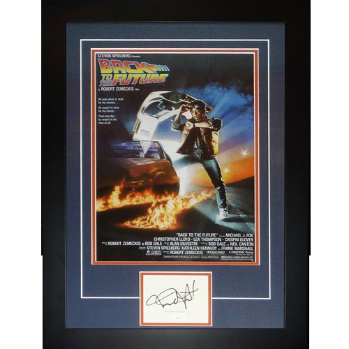 Future Autographed Signed Back To The 11X17 Movie Poster Deluxe Framed
