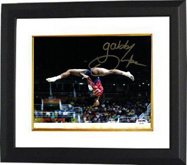 Gabby Douglas Autographed Signed 2016 Rio Olympics Gymnastic 8x10 Photo Custom Framing- PSA ITP (Team USA/Gold Medalist)