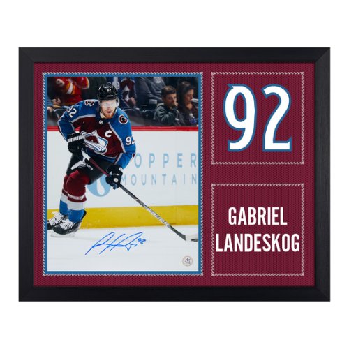 Gabriel Landeskog Colorado Avalanche Autographed Signed Rookie Reebok Jersey