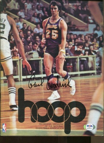 Gail Goodrich Autographed Signed 1974 Program Autographed La Lakers PSA/DNA