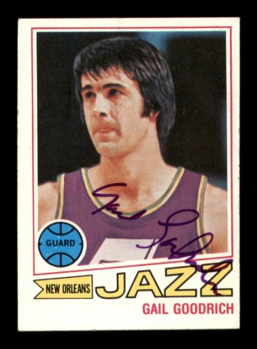 Gail Goodrich Autographed Signed 1977-78 Topps Card #77 New Orleans Jazz #195493