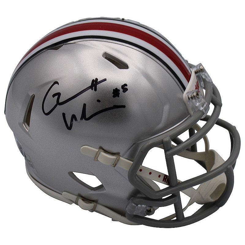 garrett wilson signed helmet