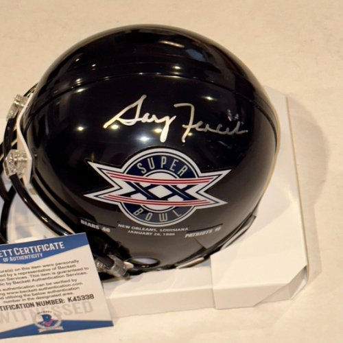 Gary Fencik Autographed Signed Bears Super Bowl Xx Mini-Helmet With Beckett  Witnessed COA Beckett