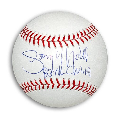 Gary Matthews Autographed Signed MLB Baseball Inscribed "83 NL Champ