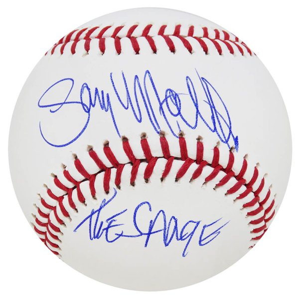 Gary Matthews Autographed Signed Rawlings Official MLB Baseball w/Sarge