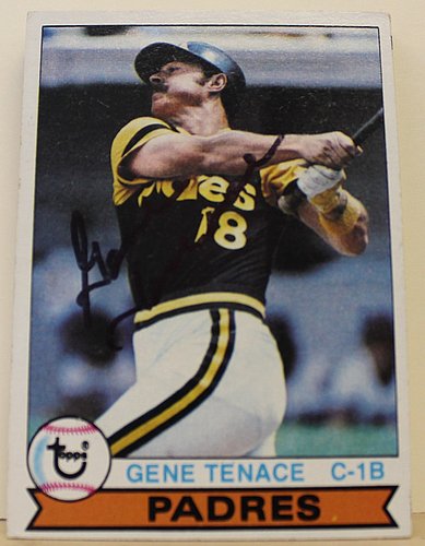 Gene Tenace San Diego Padres Autographed Signed 1979 Topps Trading