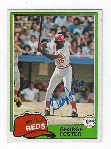 George Foster 2022 Topps Archives Fan-Favorites autograph – Piece