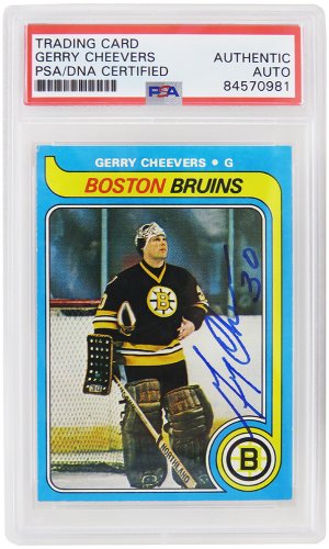 Gerry Cheevers Autographed 2021-22 Upper Deck Stature Hockey Boston Bruins  Green Numbered Card (#47/50) – KBK Sports