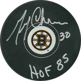 Dennis Seidenberg Boston Bruins Signed Autographed Small Bruins Logo Hockey  Puck