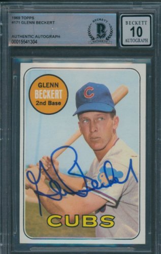  1966 TOPPS #232 GLENN BECKERT VG+ CUBS : Collectibles