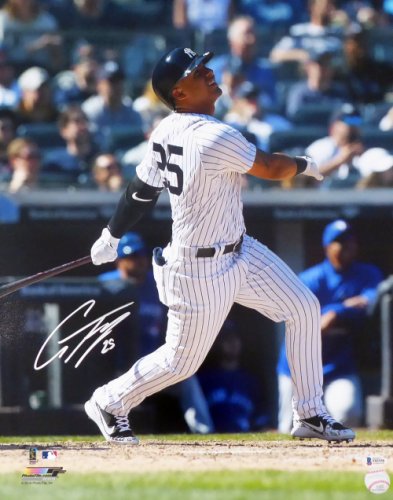 Gleyber Torres New York Yankees Topps Autographed 8 x 10