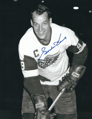 Gordie Howe Autographed Signed 8X10 Detroit Red Wings Photo - Autographs