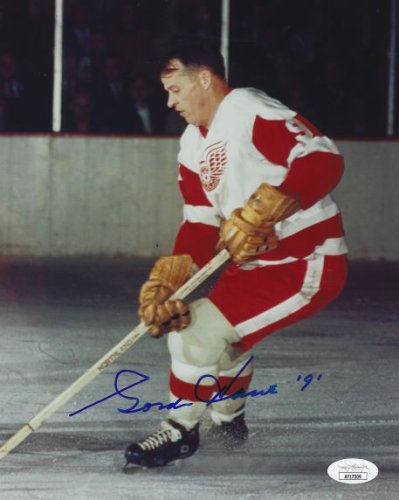 Gordie Howe Autographed Signed 8X10 Detroit Red Wings Photo JSA - Autographs