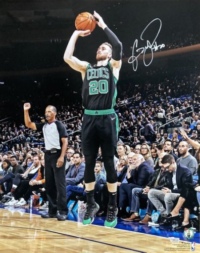 Gordon Hayward Boston Celtics Game-Used #20 Green Jersey from Game