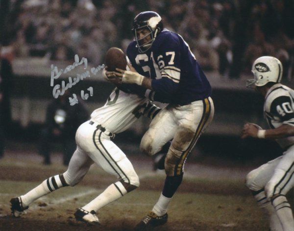 Grady Alderman Autographed Signed 8X10 Minnesota Vikings Photo