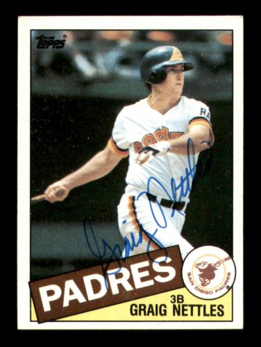 Lot Detail - 1985 Graig Nettles San Diego Padres Signed Home