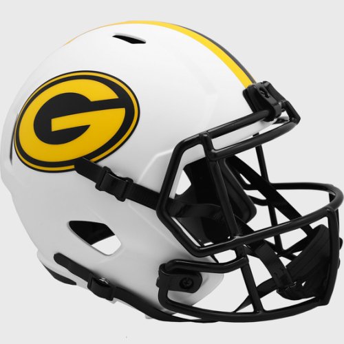 Green Bay Packers Speed Replica Football Helmet LUNAR