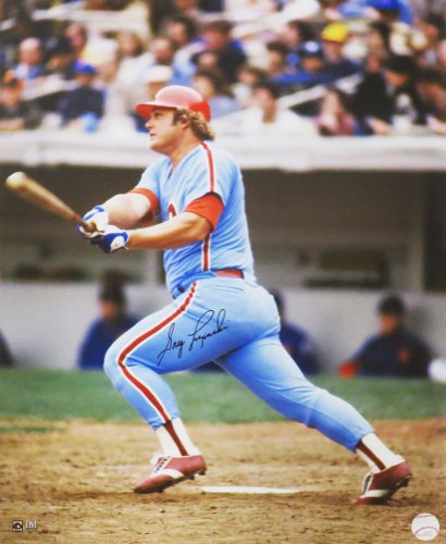 Greg Luzinski Autographed Signed Philadelphia Phillies Swinging Action 16x20 Photo