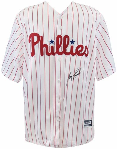 GREG LUZINSKI Philadelphia Phillies 1980 Majestic Throwback Away Baseball  Jersey - Custom Throwback Jerseys