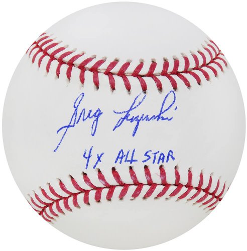 Greg Luzinski Autographed Signed Rawlings Official MLB Baseball w/4x All Star