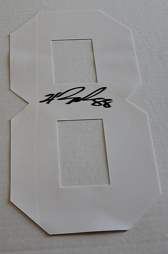 Hakeem Nicks Autographed Signed White Jersey #8