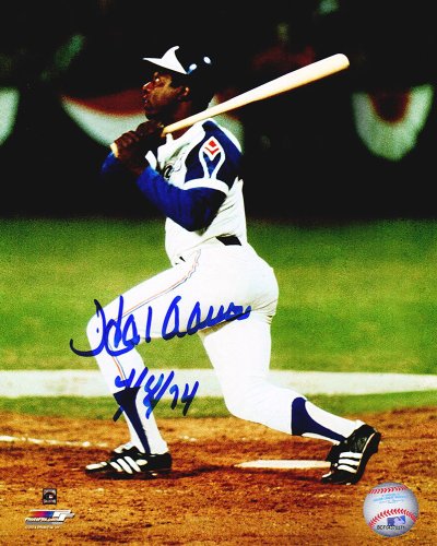 Hank Aaron 715th Home Run 4-8-1974 Signed Cooperstown Baseball Bat With JSA  COA