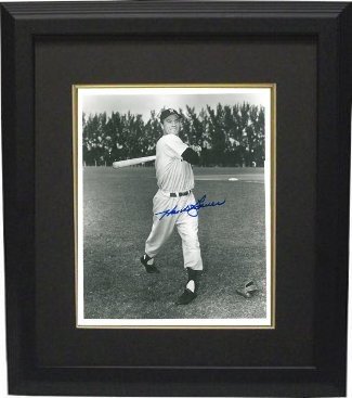 Hank Bauer Autographed Signed New York Yankees Vintage B&W 8x10 Deluxe Framed Photo - Certified Authentic