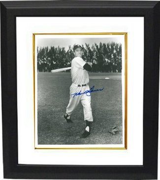 Hank Bauer Autographed Signed New York Yankees Vintage B&W 8x10 Deluxe Framed Photo - Certified Authentic