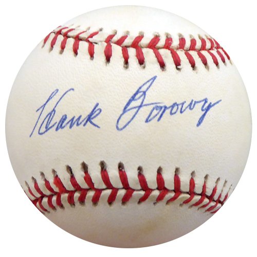 Hank Borowy Autographed Signed Official Al Baseball New York Yankees