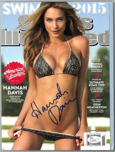 Hannah Davis Autographed Signed 2015 Sports Illustrated Swimsuit Edition Full Magazine- JSA #L97834